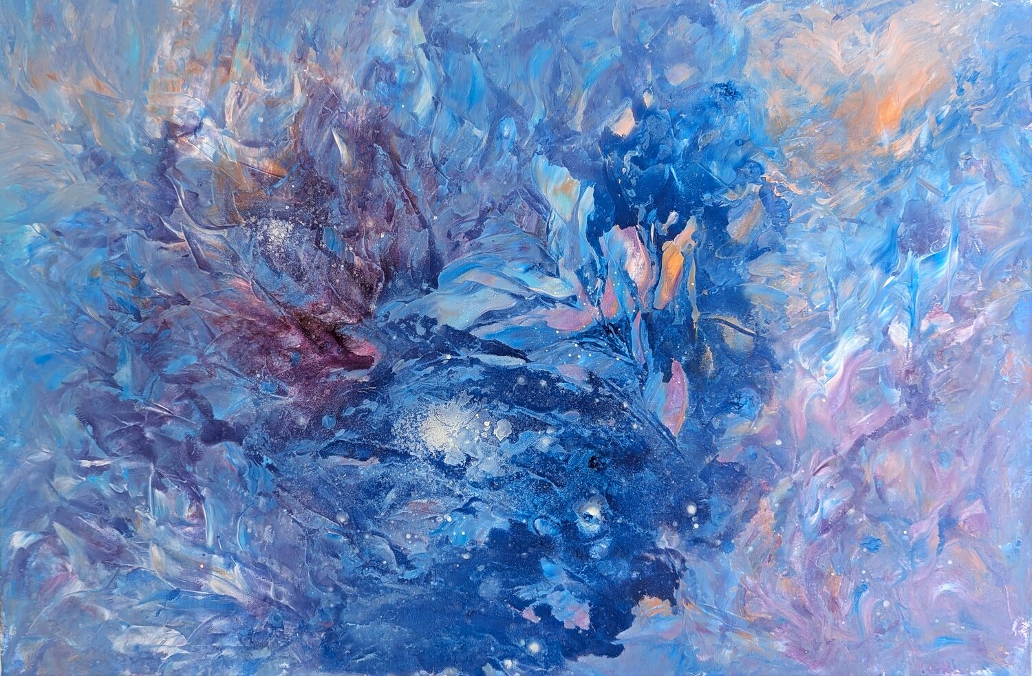 Galaxy Tina Ternes Original painting for sale