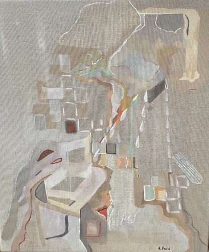 Gotas by Ana Fuchs, Painting for Sale on Select