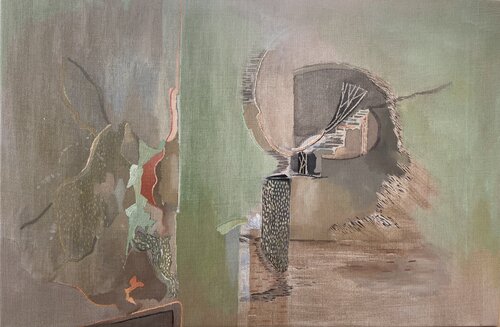 Paisaje con viento by Ana Fuchs, Painting for Sale on Select