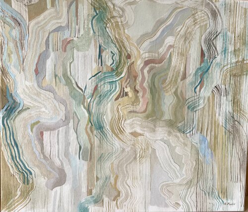 lineas evaporadas by Ana Fuchs, Painting for Sale on Select