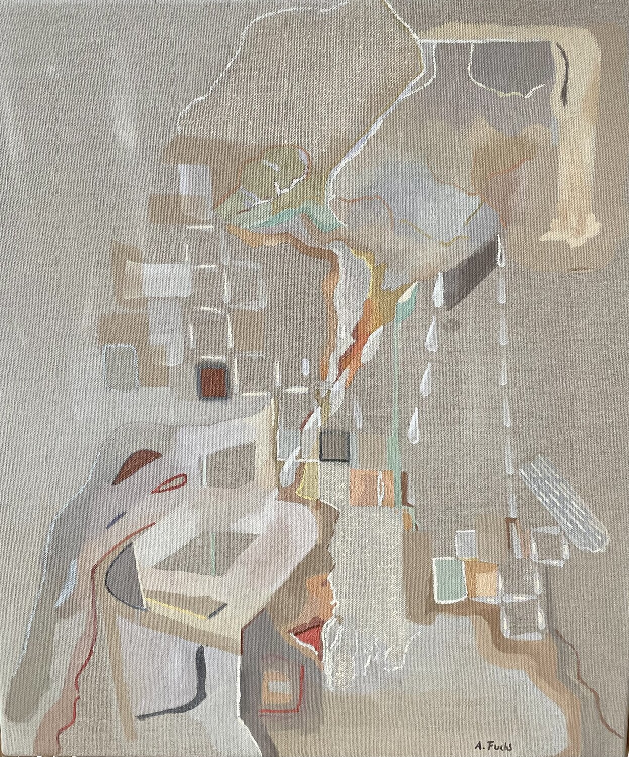 Gotas Ana Fuchs Original painting for sale