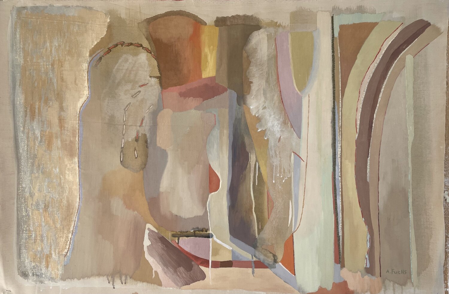 Bosque Eclectico Ana Fuchs Original painting for sale