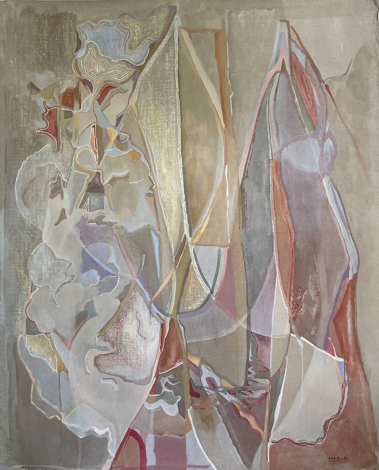 Plantas Marinas Ana Fuchs Original painting for sale