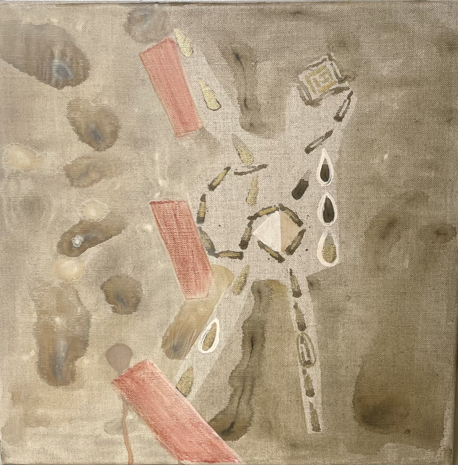 Lagrimas doradas Ana Fuchs Original painting for sale