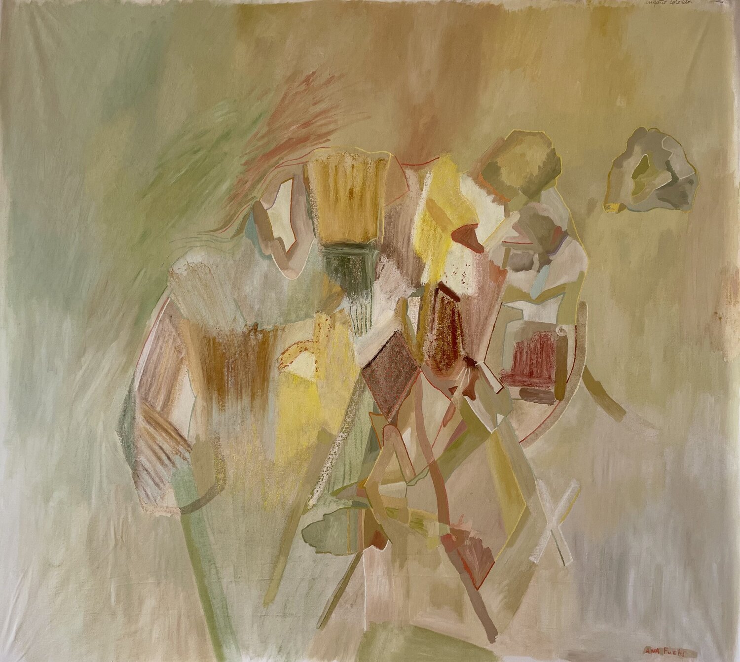 Engaño Colorido Ana Fuchs Original painting for sale