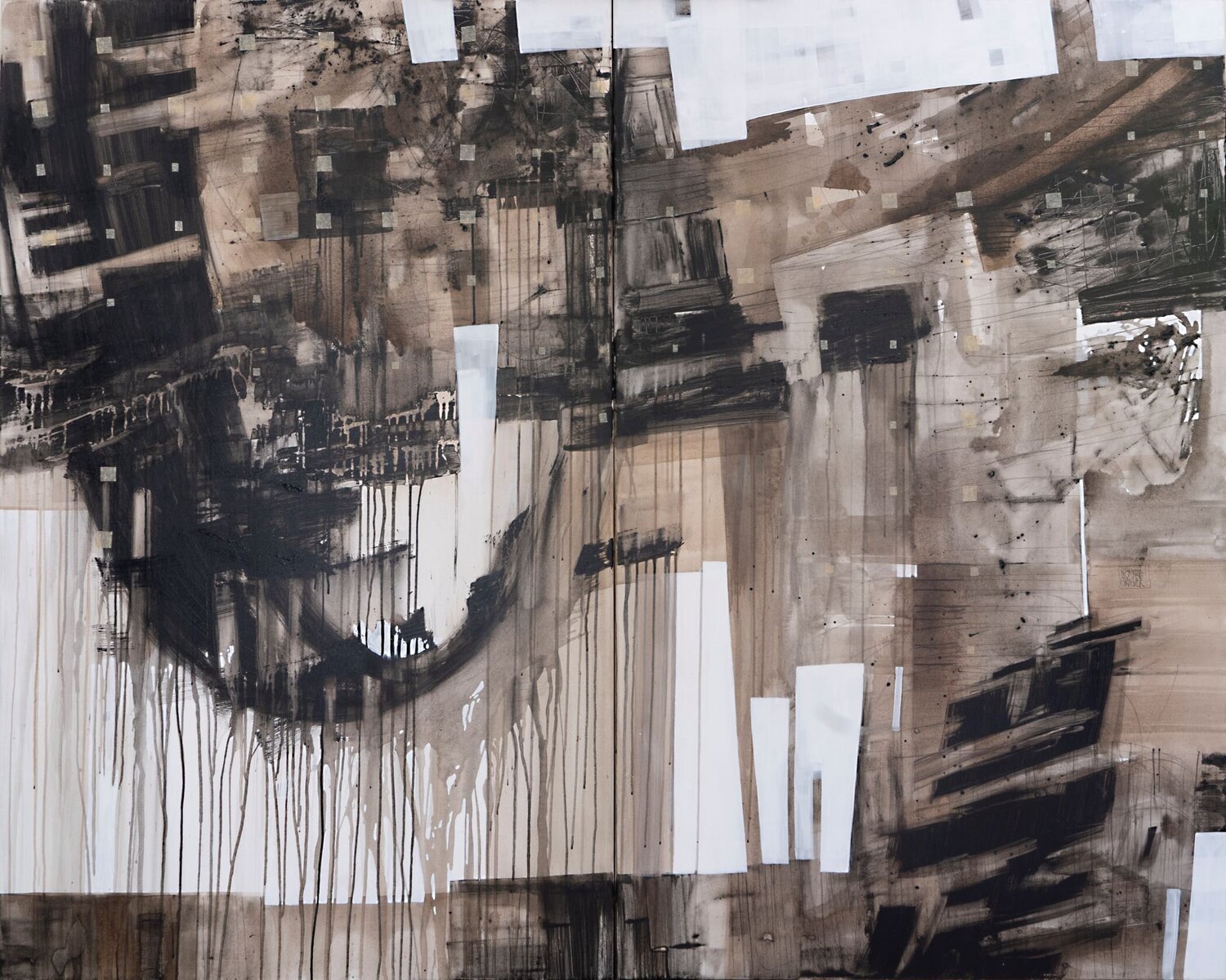 Ayer en la ciudad MONIKA GRYGIER Original painting for sale