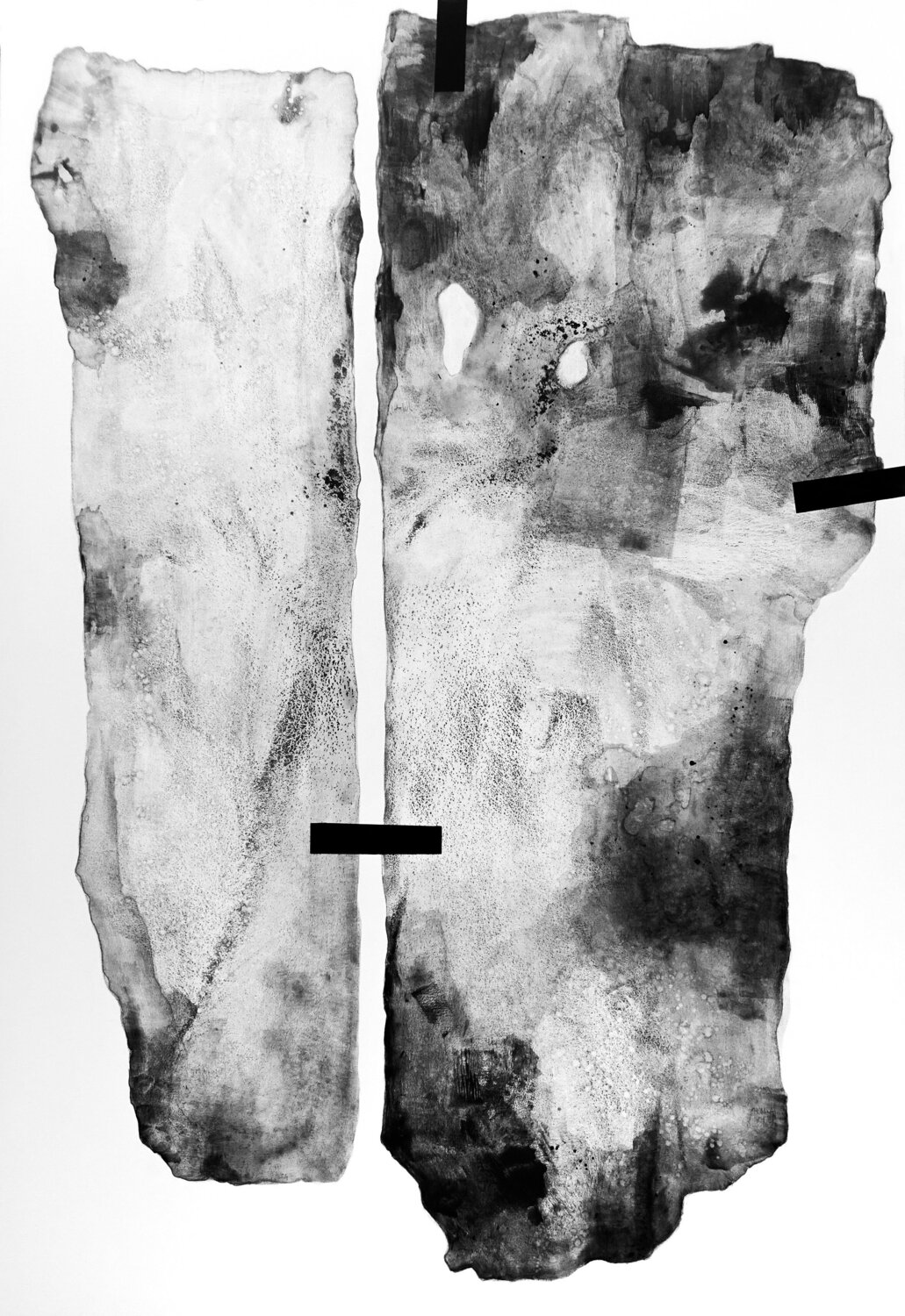 Cartographies of Silence: 52 Km², MONIKA GRYGIER Original painting for sale