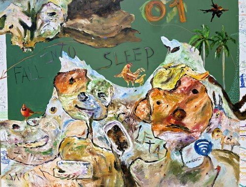 Francisca the Matrix y las teorías ucraniana. by Miroslav de la Torre Kozorez, Painting for Sale on Select