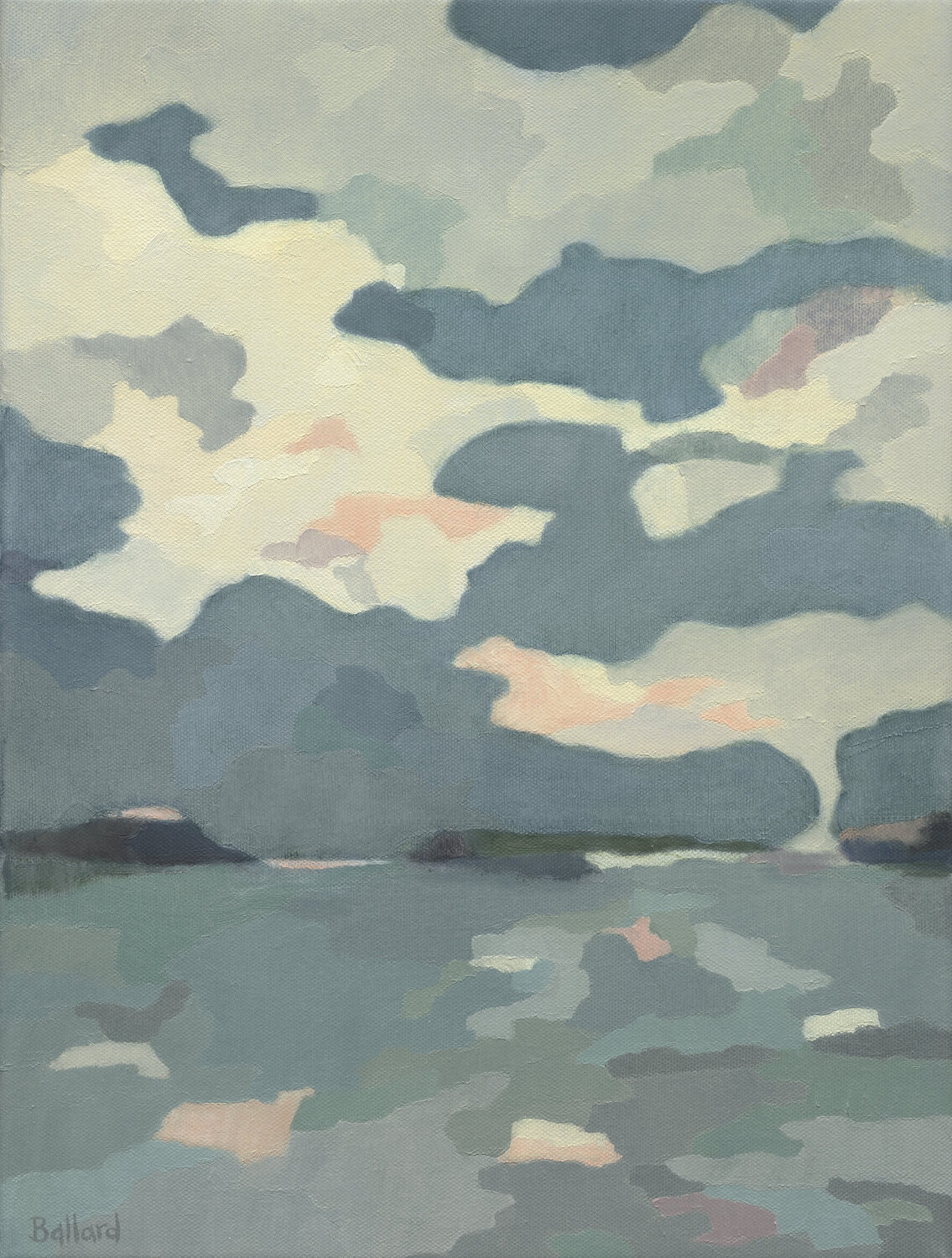 Hazy Horizons Kristine Ballard Original painting for sale