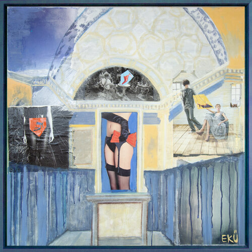 Verliebt, verlobt, verheiratet by Eva Maria Kühberger, Painting for Sale on Select