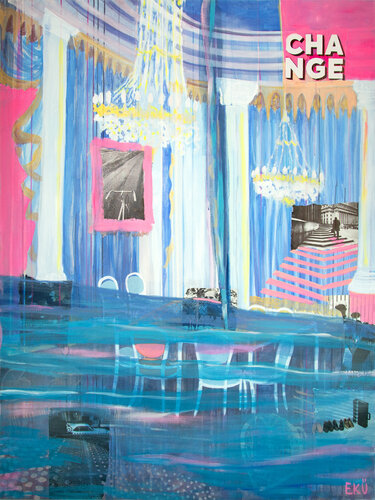 Dann geh doch by Eva Maria Kühberger, Painting for Sale on Select