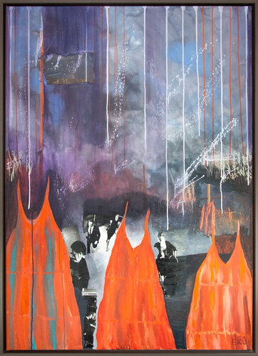 Abschied vom Jugendbonus by Eva Maria Kühberger, Painting for Sale on Select