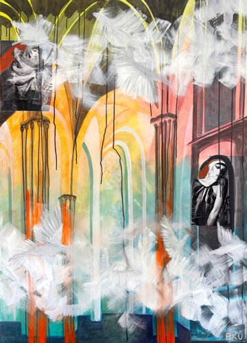 Wandel by Eva Maria Kühberger, Painting for Sale on Select
