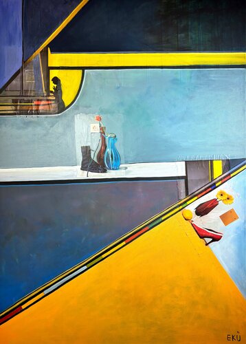 Where ist my mind by Eva Maria Kühberger, Painting for Sale on Select