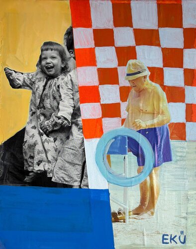 Time flies when you're having fun 2 by Eva Maria Kühberger, Painting for Sale on Select