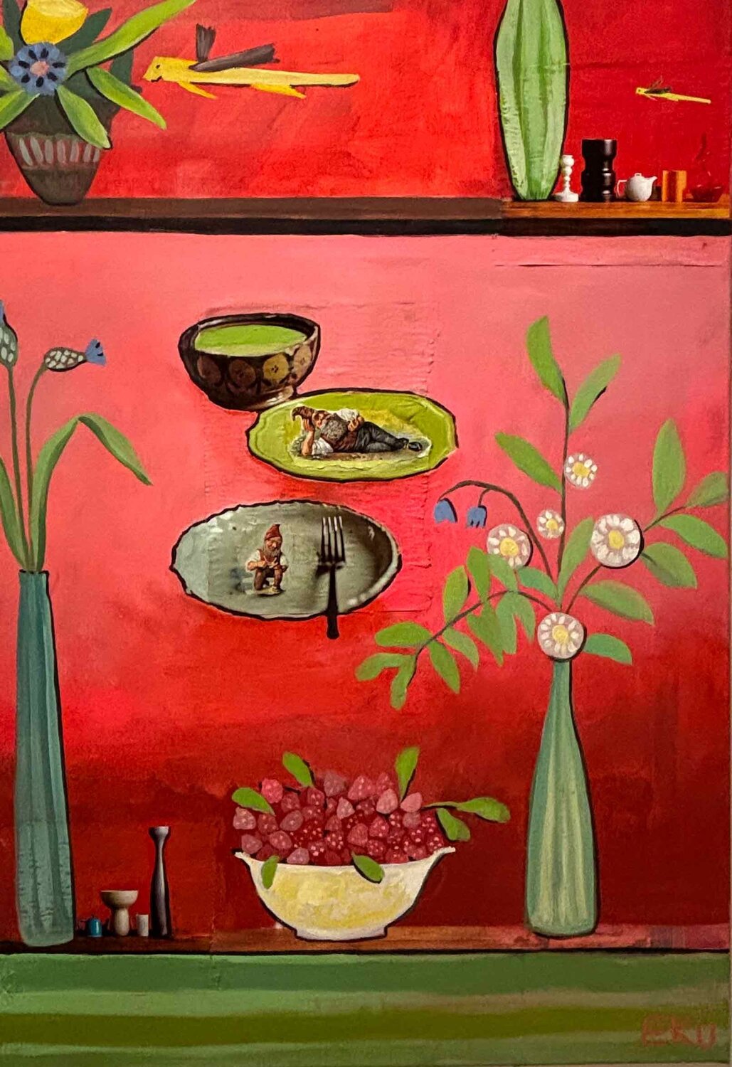 Fabelhafte Welt der Amelie 1 Eva Maria Kühberger Original painting for sale