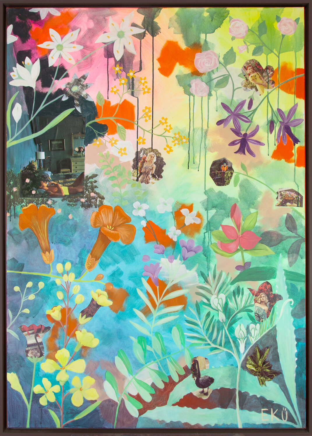 Lost in Paradise Eva Maria Kühberger Original painting for sale