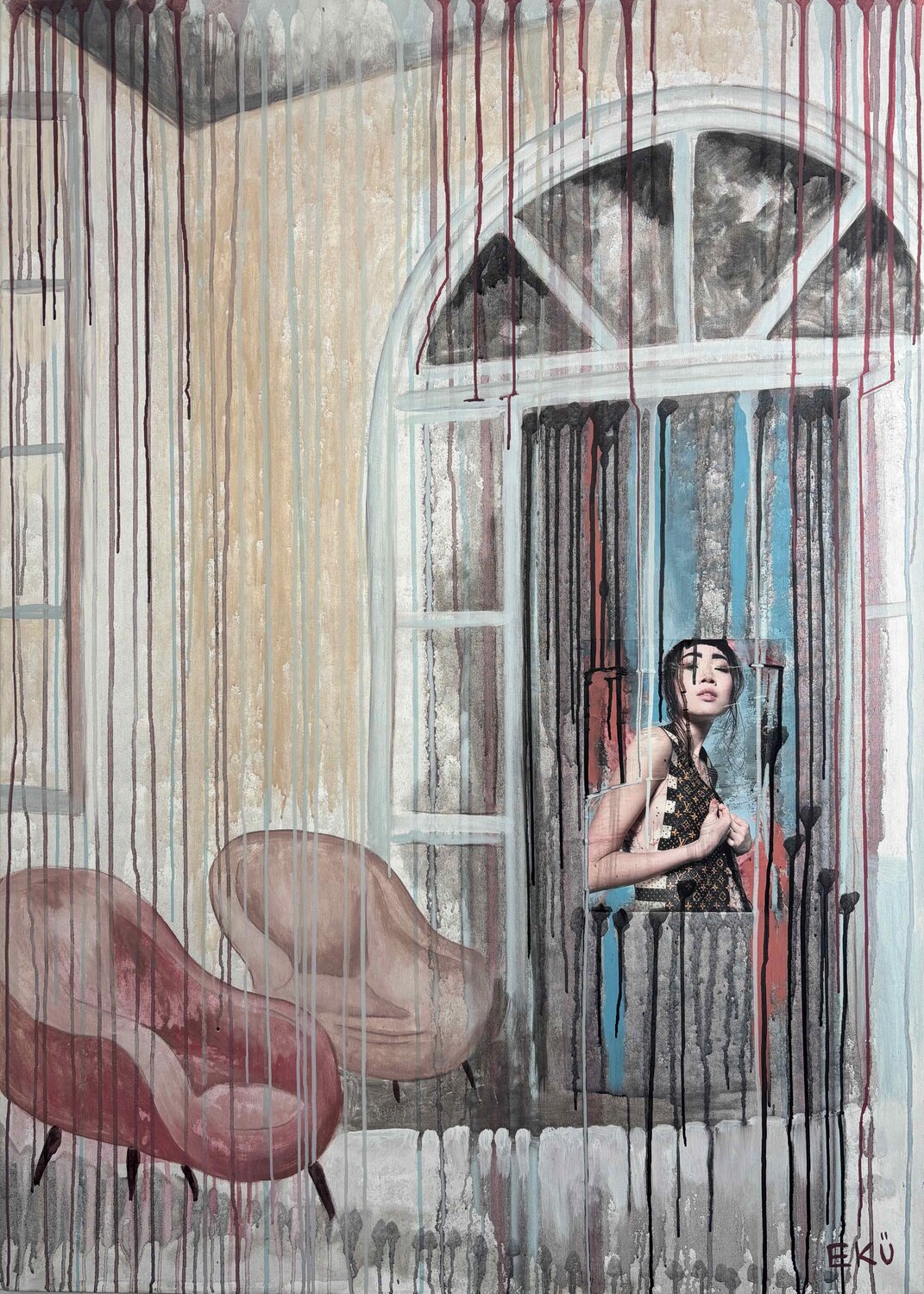 Vermächtnis Eva Maria Kühberger Original painting for sale
