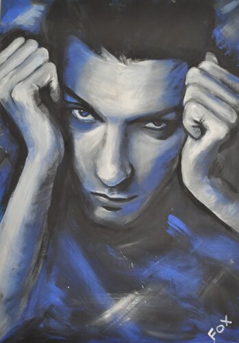 Dave by Birgit FOX, Painting for Sale on Select