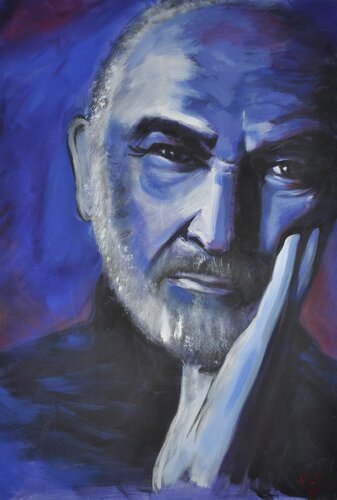 Connery by Birgit FOX, Painting for Sale on Select