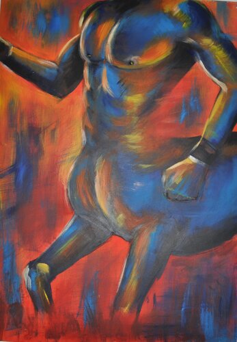 Zentaur by Birgit FOX, Painting for Sale on Select