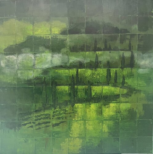 Breath of green by Margo Kirago, Painting for Sale on Select