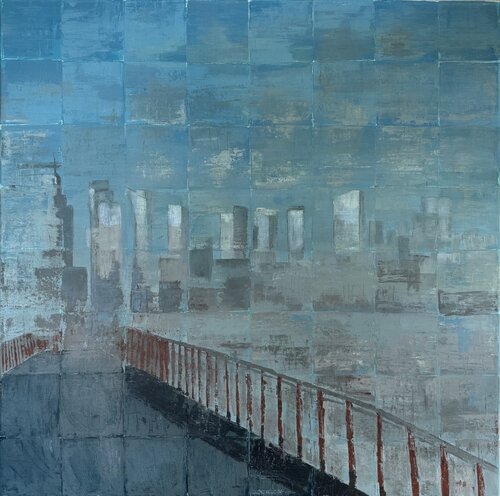 Through the river by Margo Kirago, Painting for Sale on Select