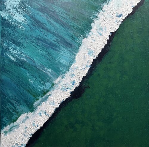 The white edge by Margo Kirago, Painting for Sale on Select