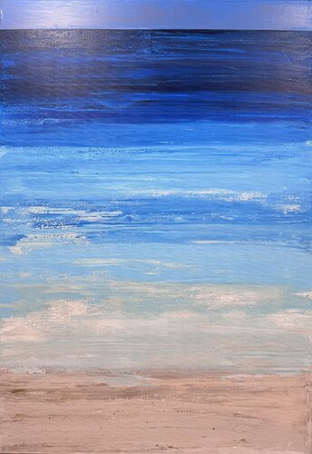 Blue distance by Margo Kirago, Painting for Sale on Select
