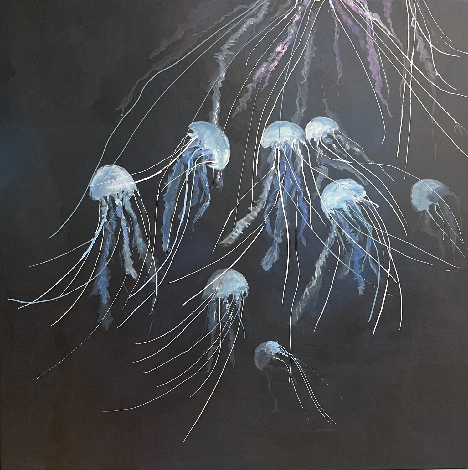 The jellyfish no.1 Margo Kirago Original painting for sale