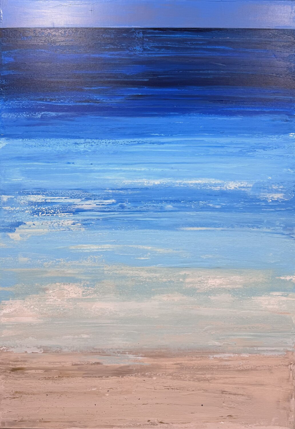 Blue distance Margo Kirago Original painting for sale