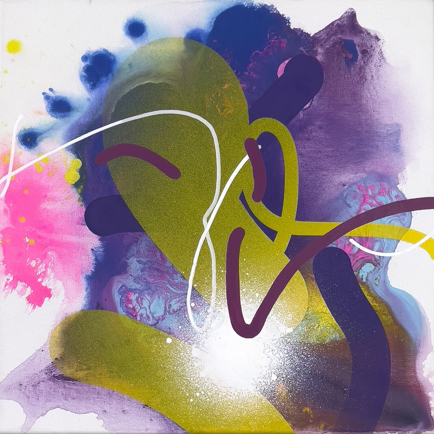 Smiling embryo Martin Kafes33 Hirth Original painting for sale
