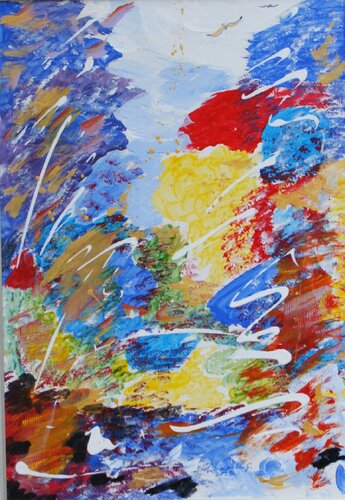 Natura astratta by Giuseppe Pitruzzello, Painting for Sale on Select