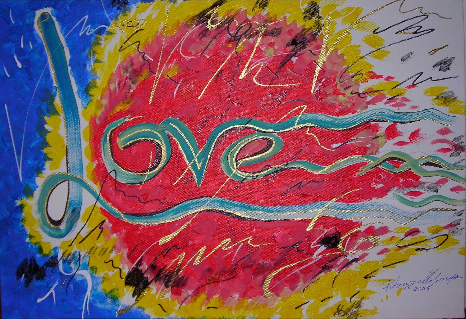 Love Giuseppe Pitruzzello Original painting for sale