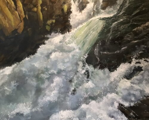 Deception Falls by T Kurtz, Painting for Sale on Select
