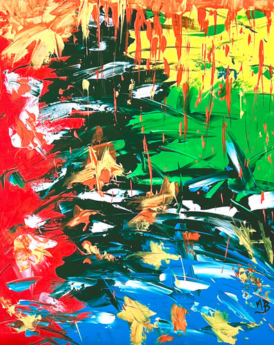 OCEAN by Maryse BLANC, Painting for Sale on Select