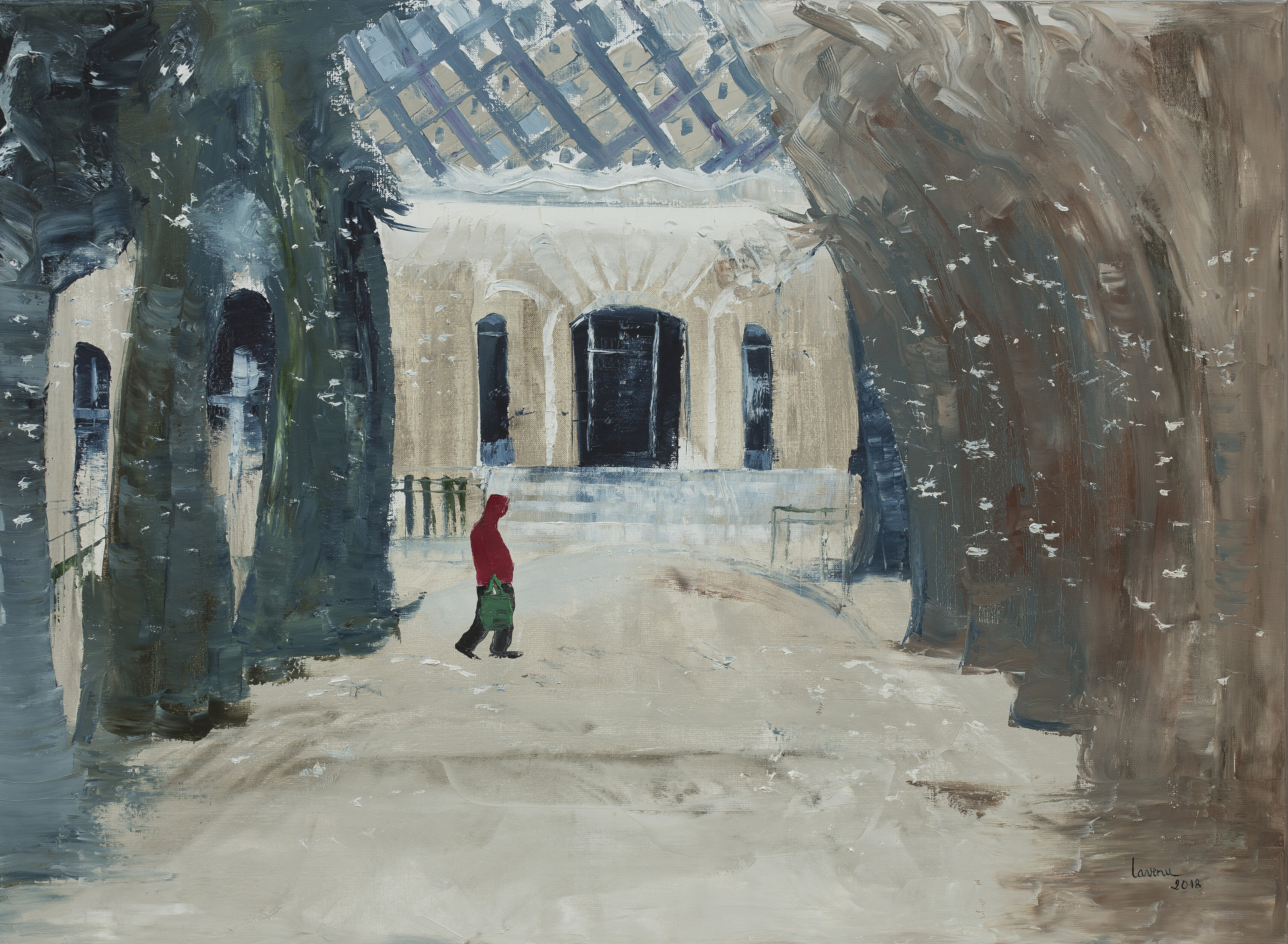 Sous la neige "Parc des Sources Vichy"