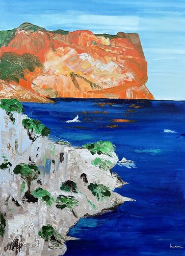 Cap Canaille by Francoise LAVENU, Painting for Sale on Select