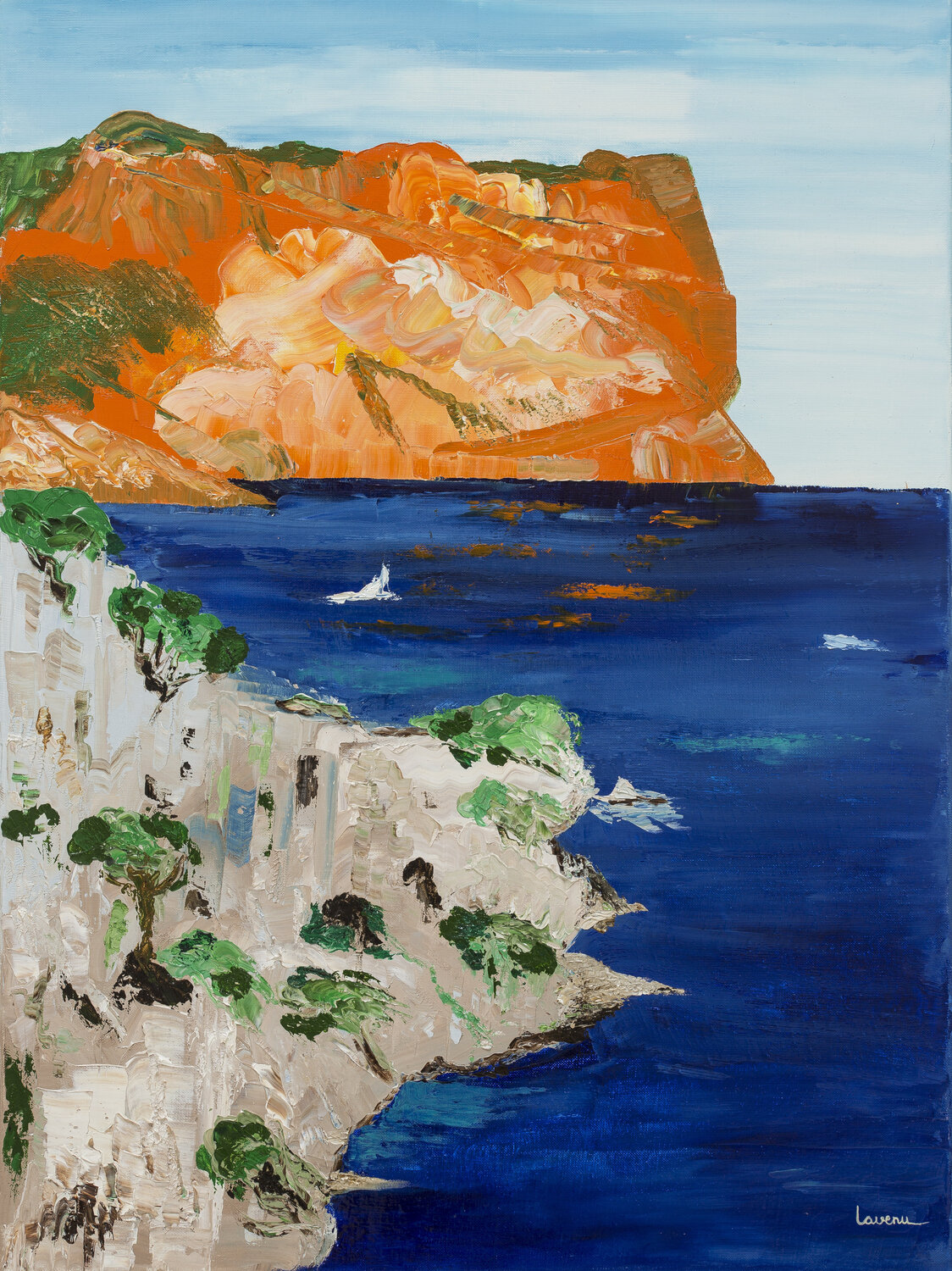 Cap Canaille Francoise LAVENU Original painting for sale