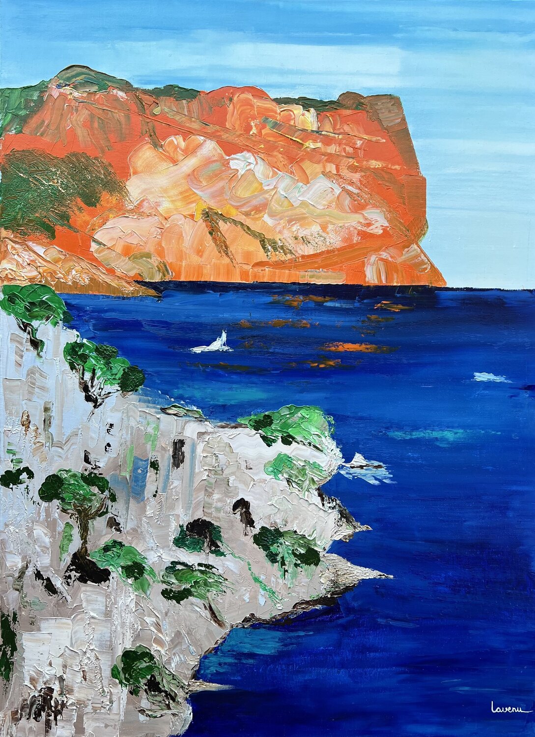 Cap Canaille Francoise LAVENU Original painting for sale