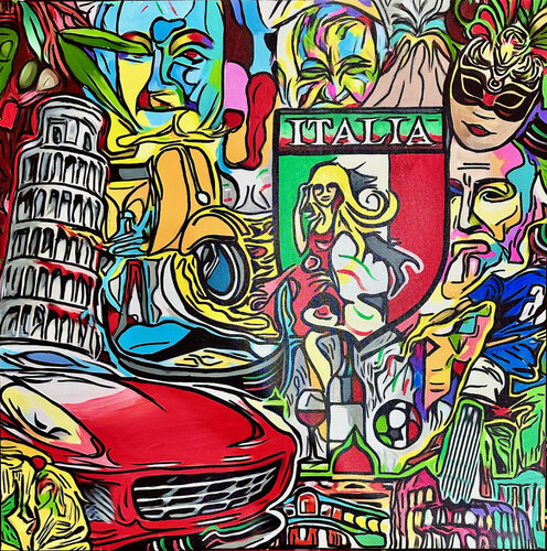 Bella Italia by Uli Fischer, Painting for Sale on Select