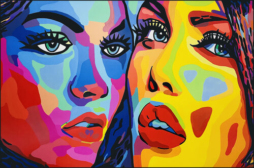GIRLS ON FIRE by Uli Fischer, Painting for Sale on Select