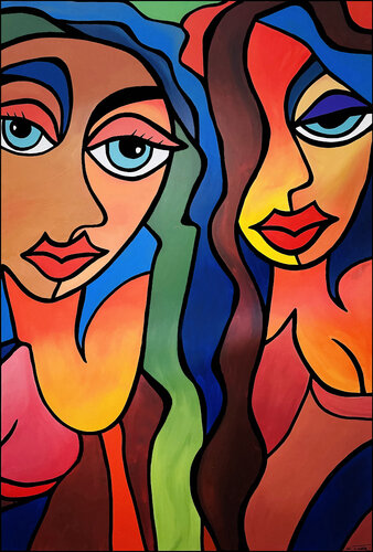FEMINA VIRES by Uli Fischer, Painting for Sale on Select
