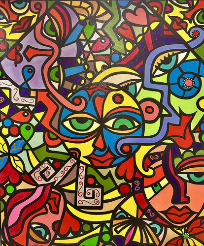 CHAOS BALANCE by Uli Fischer, Painting for Sale on Select