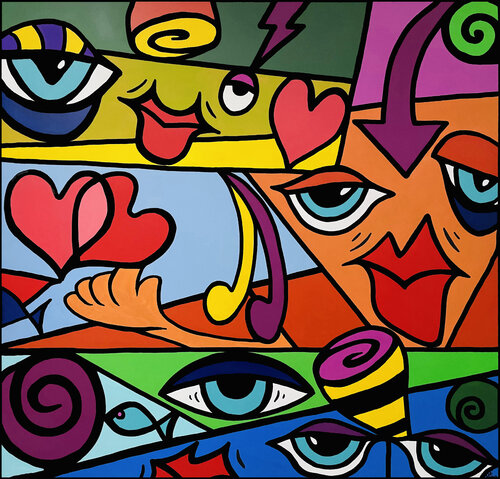 BASE LINE II by Uli Fischer, Painting for Sale on Select