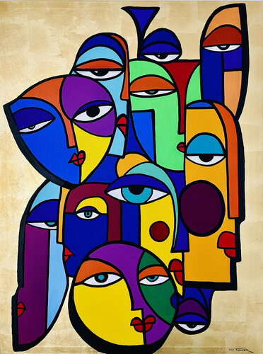 AUREUM INSPIRATIONE by Uli Fischer, Painting for Sale on Select