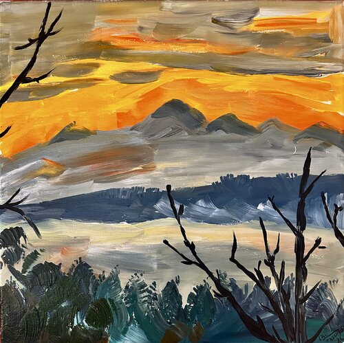 HEIMATLIEBE by Uli Fischer, Painting for Sale on Select