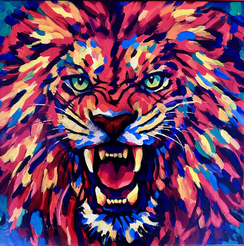 THE KING by Uli Fischer, Painting for Sale on Select