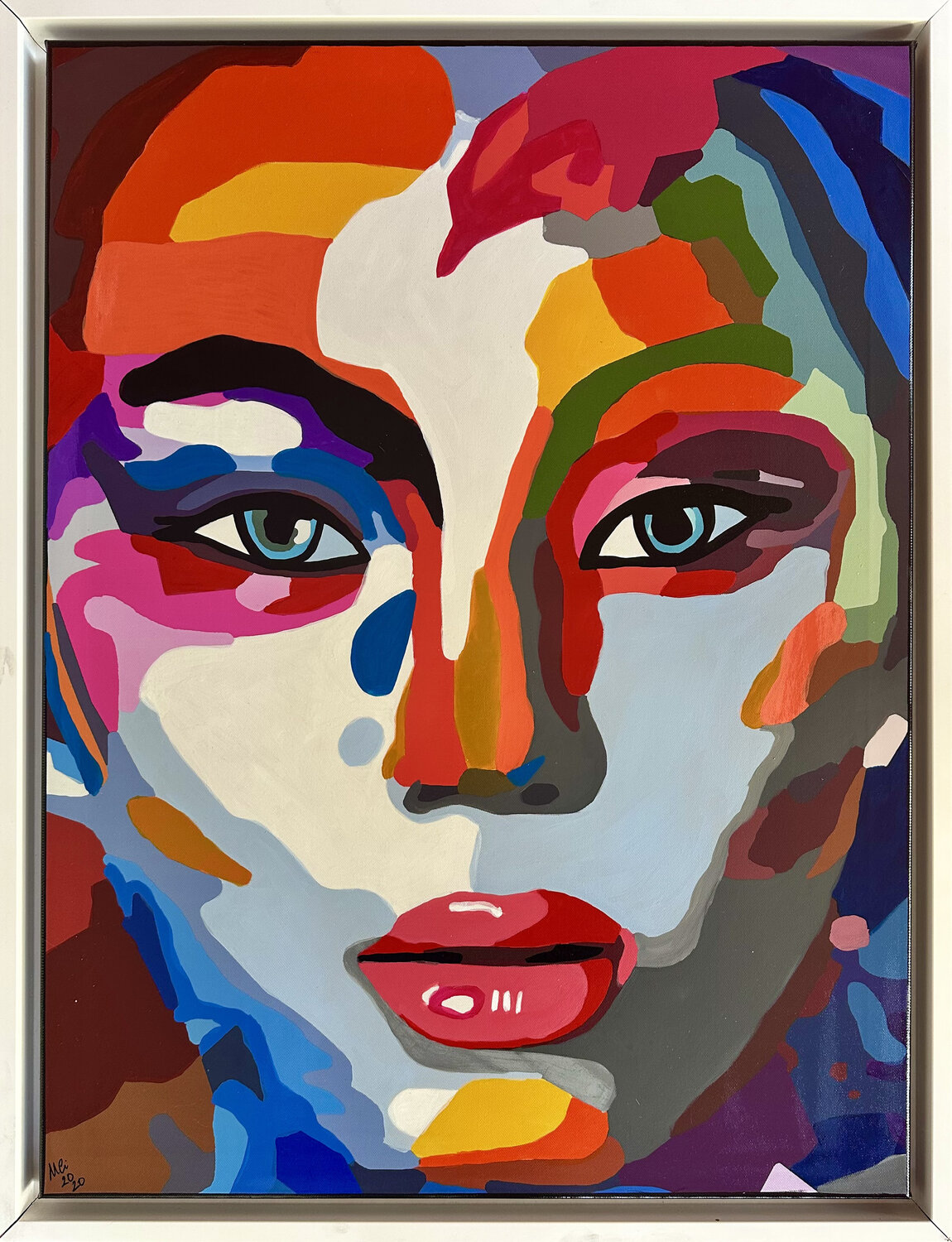 COLORFUL SOUL Uli Fischer Original painting for sale