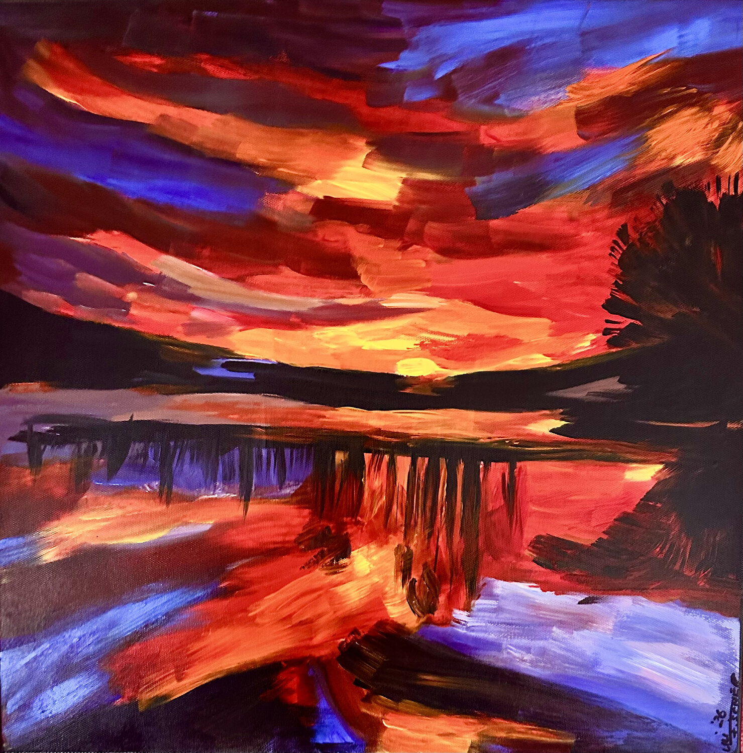 SEEROT Uli Fischer Original painting for sale